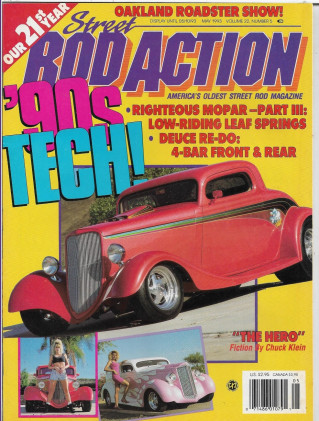 STREET ROD ACTION 1993 MAY - BUILD A MOPAR III, DEUCE RE-DO: 4-BAR, '34 PRO DUCK